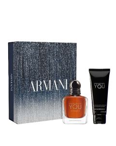 
                            Armani Stronger With You Intensely Set (Apa de parfum 50ml + Gel de dus 75ml)                        