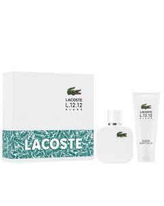 
                            Lacoste L.12.12 Blanc Set (Apa de toaleta 50ml + Gel de dus 100ml)                        