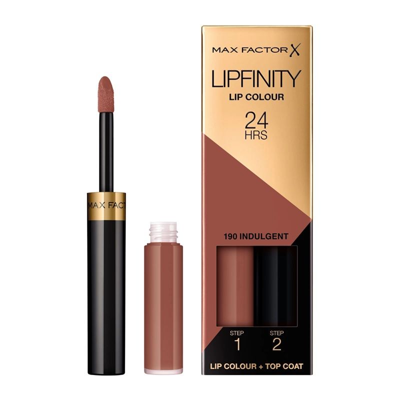 Max Factor Ruj Rezistent Lipfinity 190 Indulgent 2.3ml + Balsam 1.9g