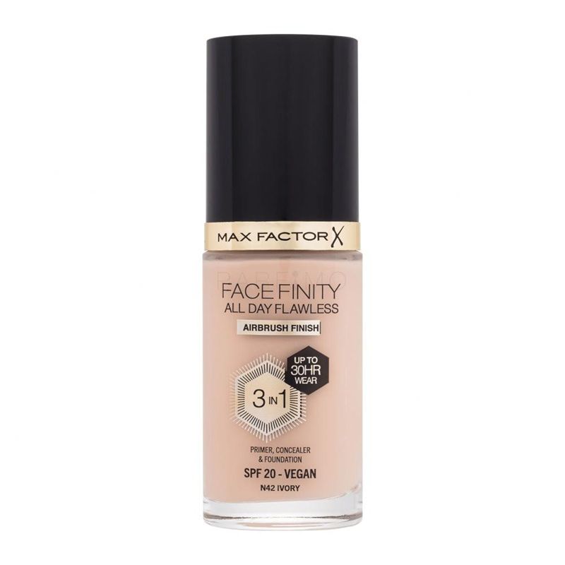 Max Factor Fond de Ten Facefinity All Day 3in1 Airbrush Flawless N42 Ivory 30ml