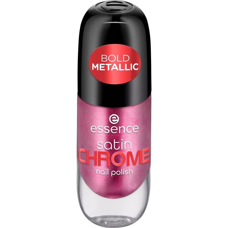 Essence Lac de Unghii Satin Chrome Nail Polish 03 Meta Maroon 8ml