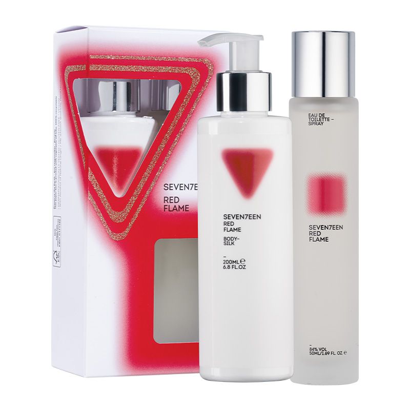 Seventeen Red Flame Set (Apa de toaleta 50ml + Lotiune Corp Body Silk 200ml)