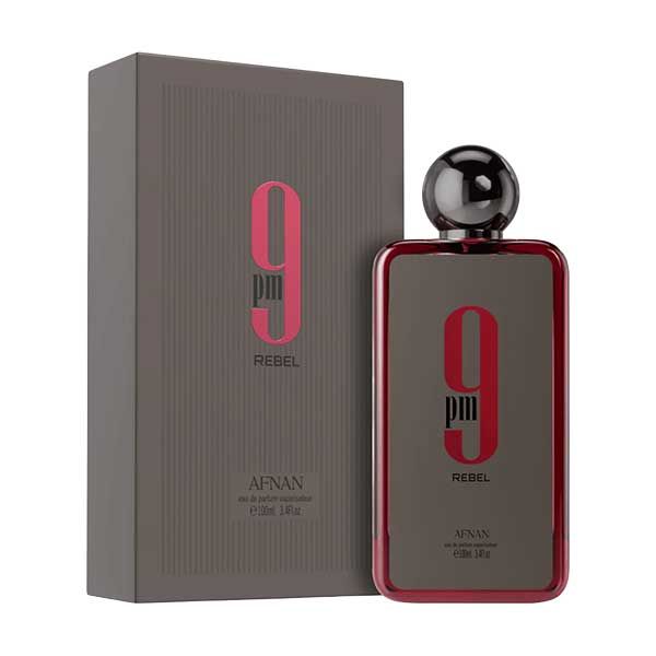 Afnan 9 PM Rebel Apa de parfum 100ml Unisex ambalaj