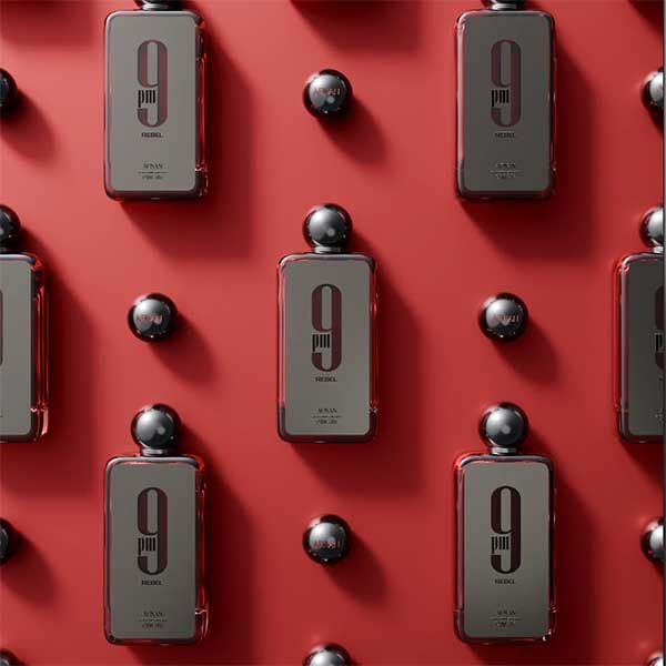 Afnan 9 PM Rebel Apa de parfum 100ml Unisex prezentare 2