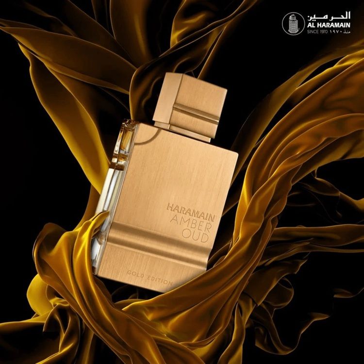 Al Haramain Amber Oud Gold Edition Apa de parfum unisex 60ml prezentare
