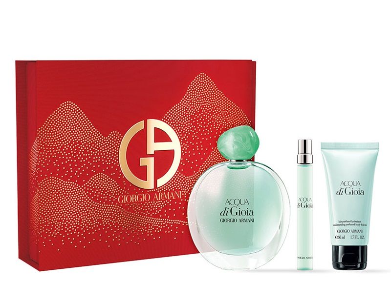 Armani Acqua di Gioia Set (Apa de parfum 100ml + Apa de parfum 15ml + Lotiune de corp 50ml)