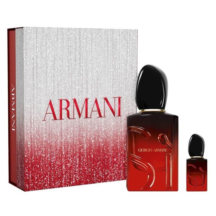 Armani Si Passione Intense Set (Apa de parfum reincarcabila 50ml + Apa de parfum 7ml)