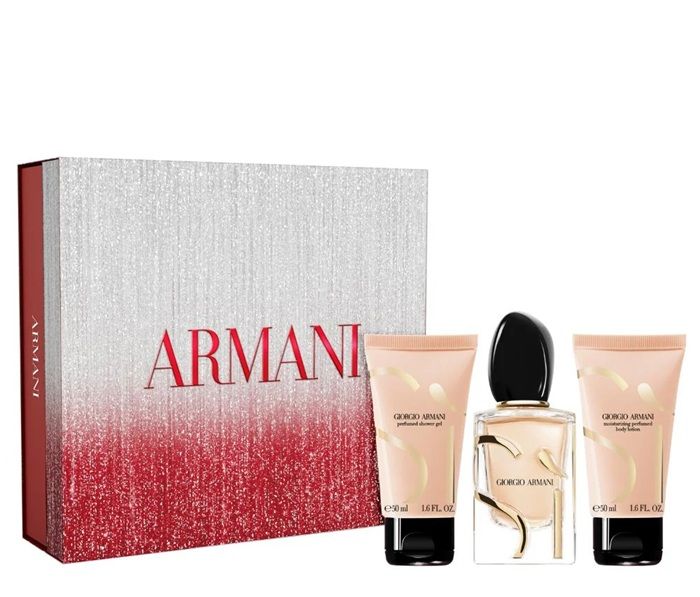 Armani Si Set (Apa de parfum 50ml + Gel de dus 50ml + Lotiune de Corp 50ml)