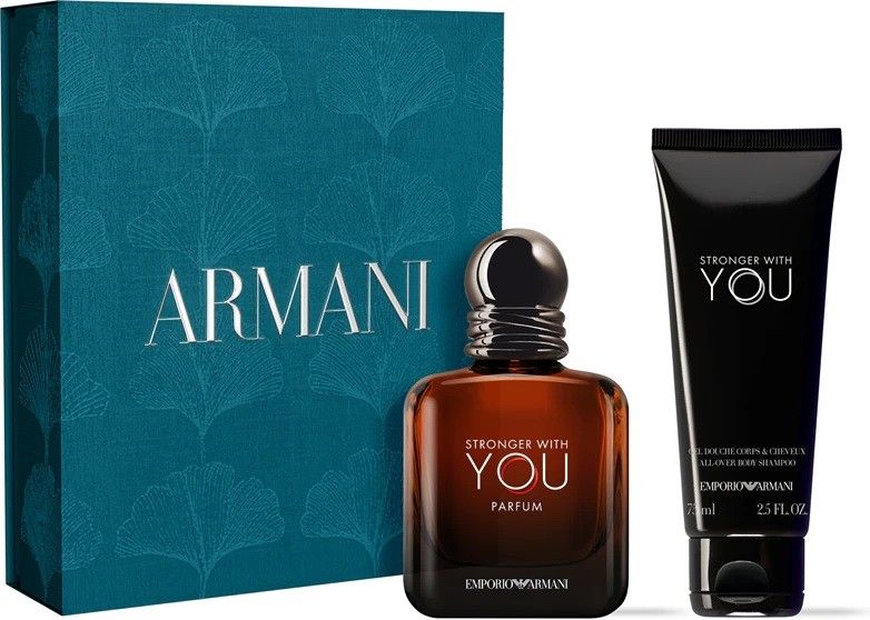 Armani Stronger With You Parfum Set (Apa de parfum 50ml + Gel de dus 75ml) 
