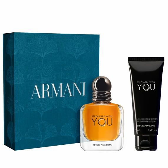 Armani Stronger With You Set (Apa de toaleta 50ml + Gel de dus 75ml)
