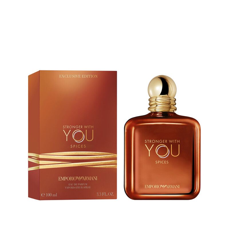 Armani Stronger With You Spices Apa de parfum 100ml Editie limitata ambalaj