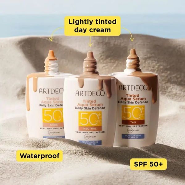 Artdeco Crema de Fata Colorata Daily Skin Defense Aqua Serum SPF50+ 03 Tan 40ml 