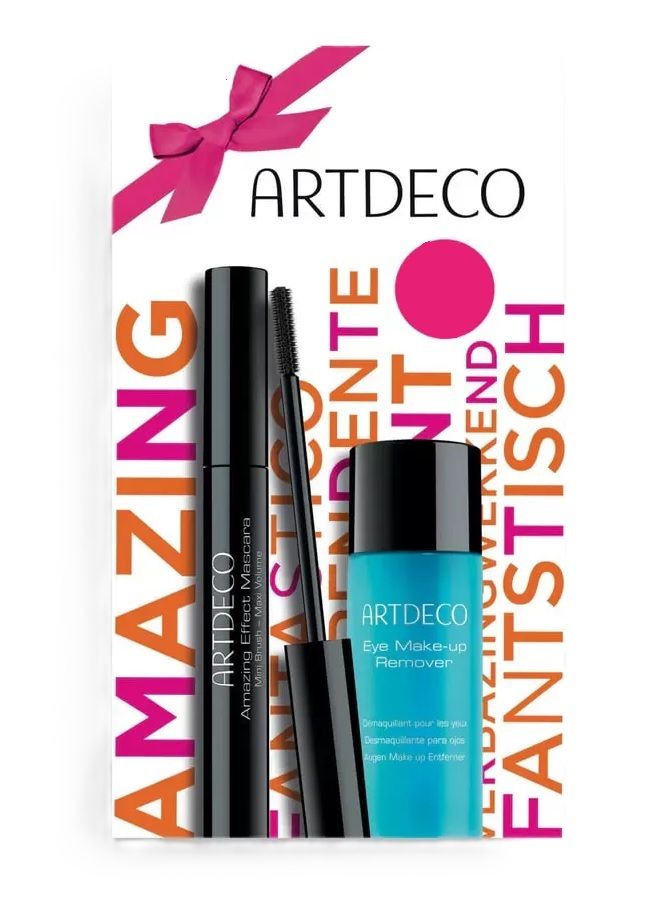 Artdeco Eyes Set (Mascara Amazing Effect 01 Black 6ml + Demachiant 40ml)