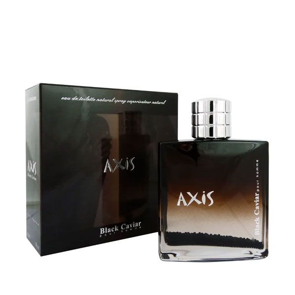 Axis Black Caviar Apa de Toaleta pentru Barbati 90ml detalii ambalaj produs