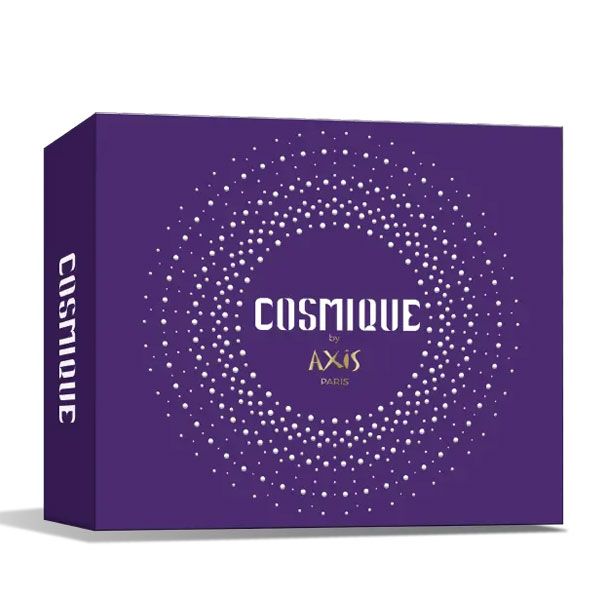 Axis Cosmique pentru Femei Set (Apa de Parfum 100ml + Gel de Dus 100ml) detalii ambalaj
