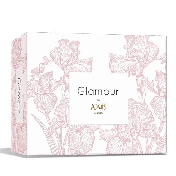 Axis Glamour pentru Femei Set (Apa de Parfum 100ml + Gel de Dus 100ml) detalii ambalaj