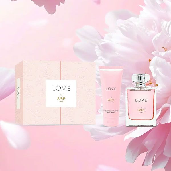 Axis Love pentru Femei Set (Apa de Parfum 100ml + Gel de Dus 100ml) detalii set