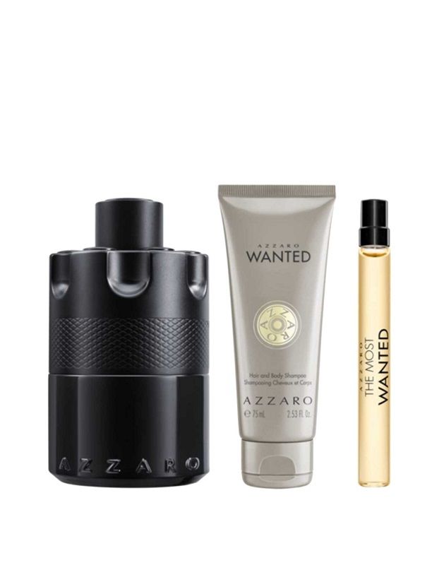 Azzaro The Most Wanted Set (Apa de parfum intensa 100ml + Apa de parfum 10ml + Gel de dus 75ml)