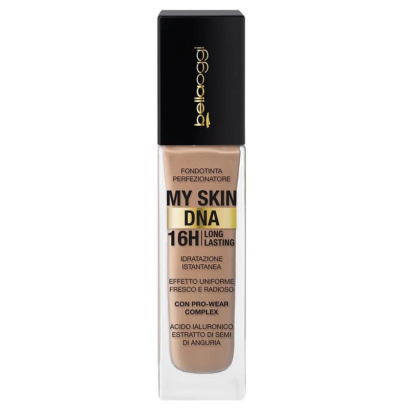 Bellaoggi Fond de ten My Skin DNA Perfecting Foundation 05W Caramel 34g