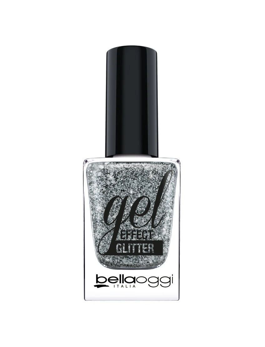Bellaoggi Lac de Unghii Gel Effect Glitter 701 Metal Rock 10ml
