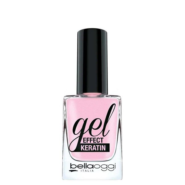Bellaoggi Lac de Unghii Gel Effect Keratin 018 Pearl Rose 10ml