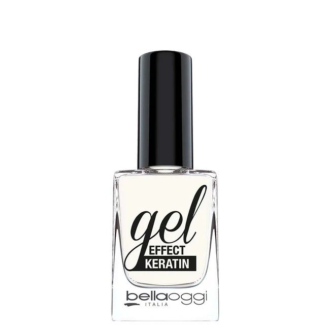 Bellaoggi Lac de Unghii Gel Effect Keratin 401 Milky White 10ml 