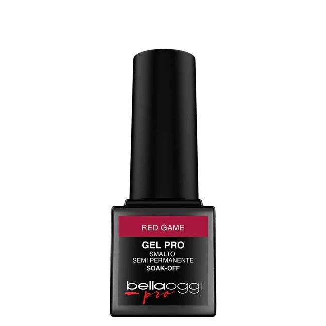 Bellaoggi Lac de Unghii Semipermanent Gel Pro UV-LED 042 Red Game 5ml
