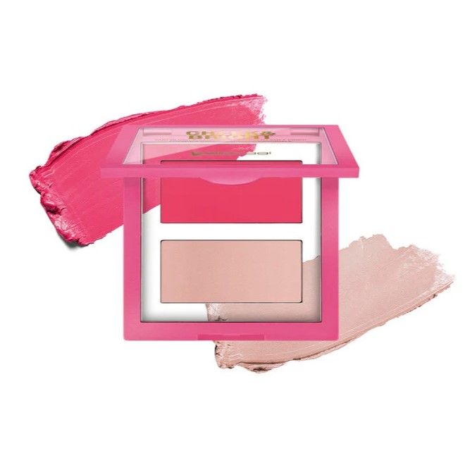 Bellaoggi Paleta Fard de Obraz si Iluminator Cheek And Bright Palette 002 Cheeky Pink