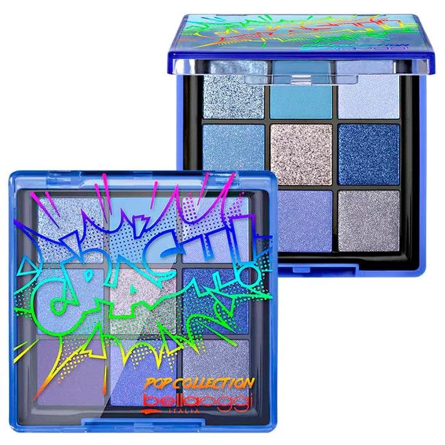 Bellaoggi Paleta Fard de Ochi Pop Collection 002 Crash Blu