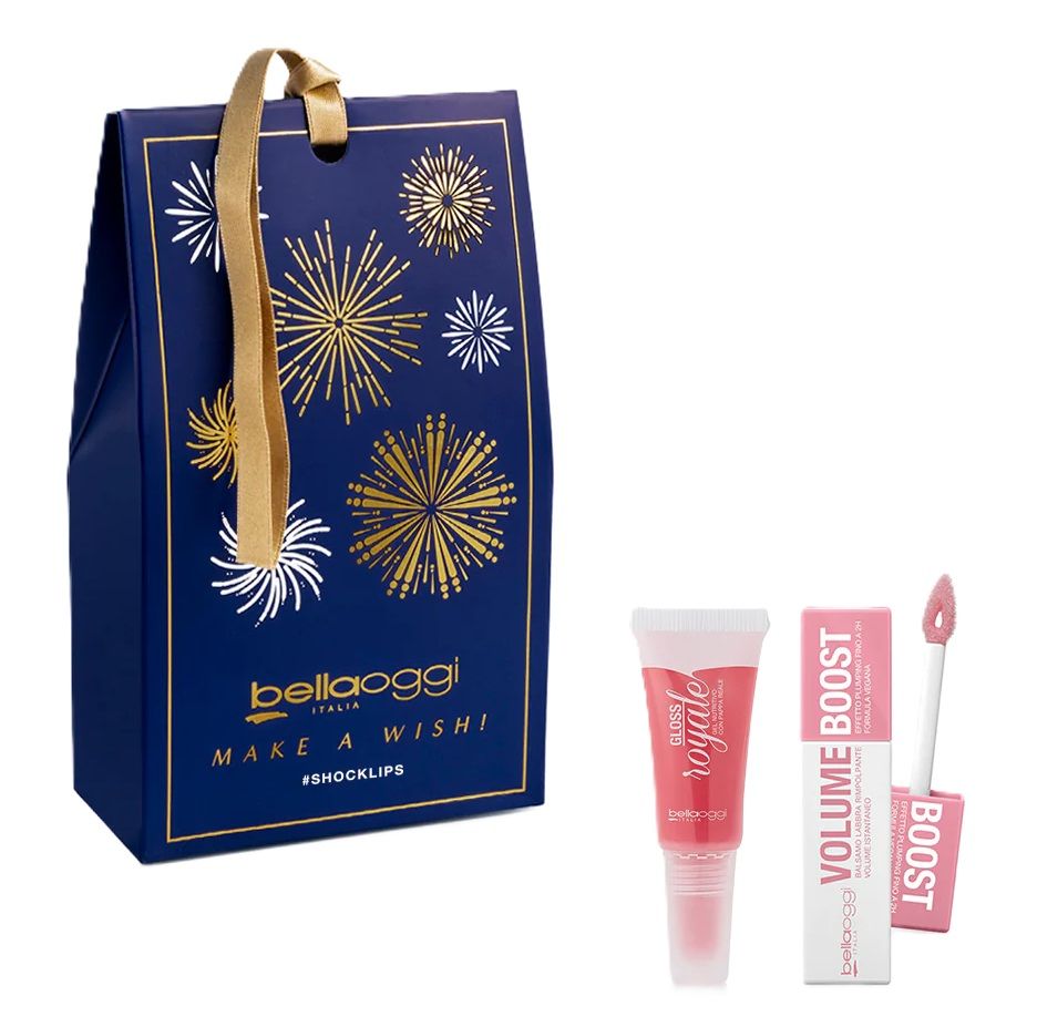 Bellaoggi Set Make A Wish Kit Mini Shock Lips (Luciu de buze + Balsam de buze)