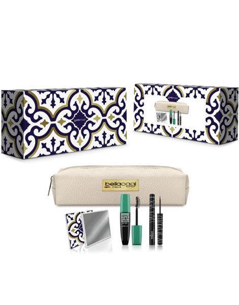 Bellaoggi Set Mediterranean Frame Cheeky Bomb (Mascara + Tus de Ochi + Oglinda + Portfard)