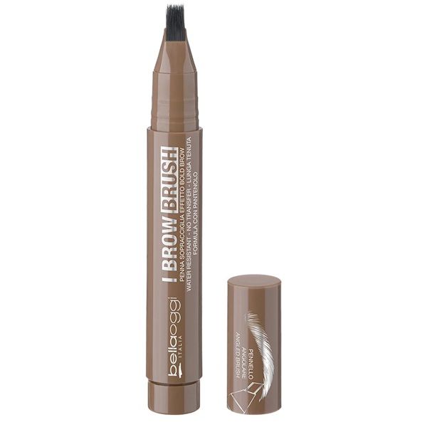 Bellaoggi Tus pentru Sprancene I Brow Brush Eyebrow Pencil 003 Ash Brown 1.5ml