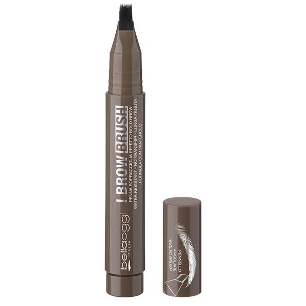 Bellaoggi Tus pentru Sprancene I Brow Brush Eyebrow Pencil 004 Black Brown 1.5ml