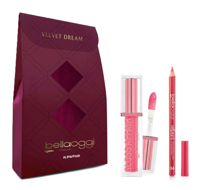 Bellaoggi Velvet Dreams Set Lip Affair (Luciu de buze + Creion buze)