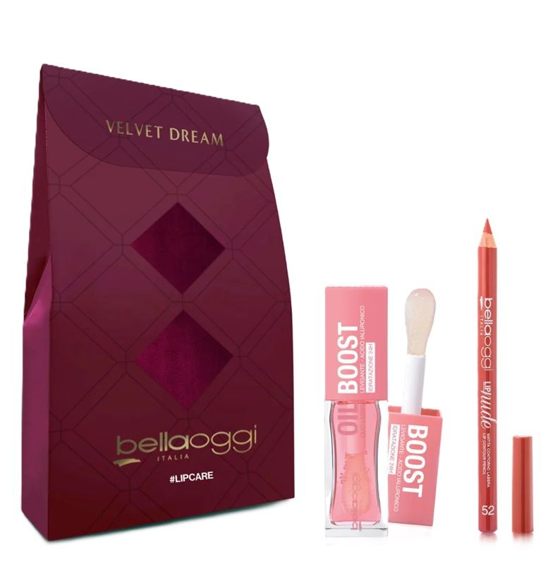Bellaoggi Velvet Dreams Set Lip Care (Ulei de buze + Creion buze)