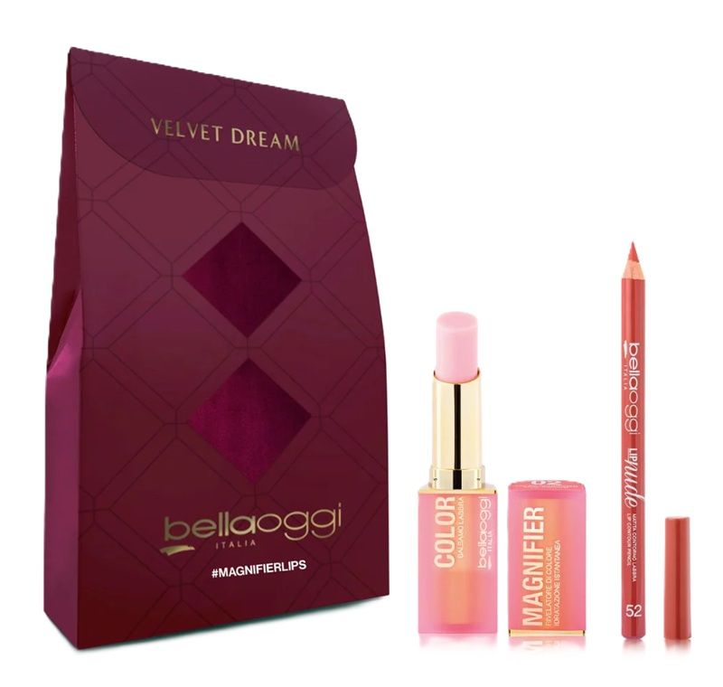 Bellaoggi Velvet Dreams Set Magnifier Lips (Balsamde buze + Creion buze)