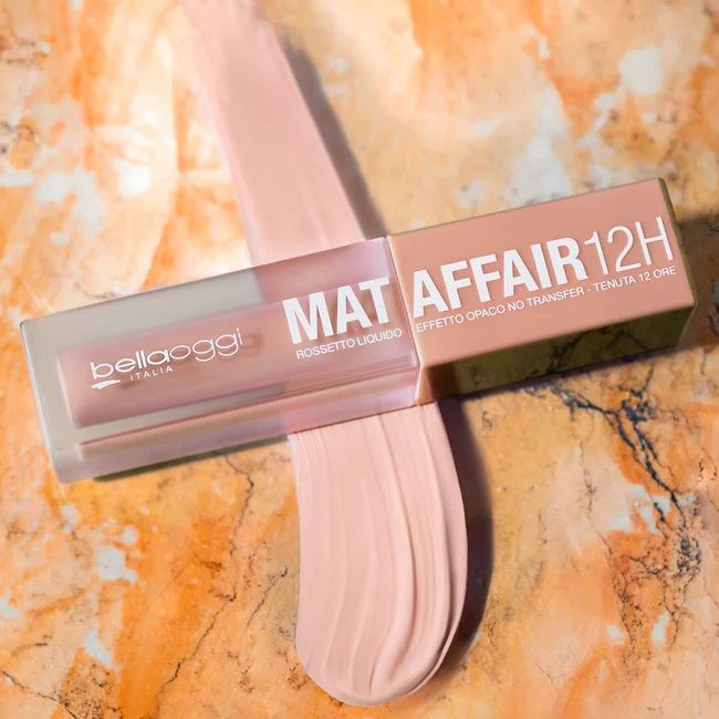 Bellaogii Ruj Lichid Mat Affair 12H 001 Whisper 4.4ml