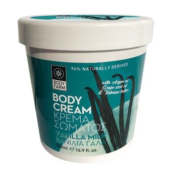 Bodyfarm Crema pentru Corp Lapte Vanilie 500ml