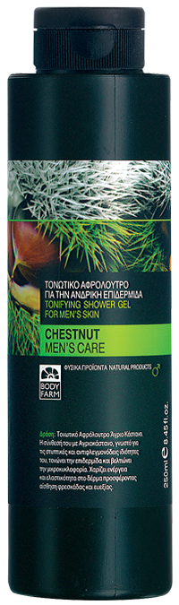 Bodyfarm Men Gel de Dus Castane Salbatice 250ml