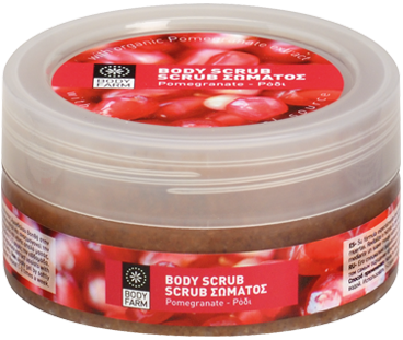 Bodyfarm Gel Exfoliant pentru Corp Body Scrub Rodie 200ml