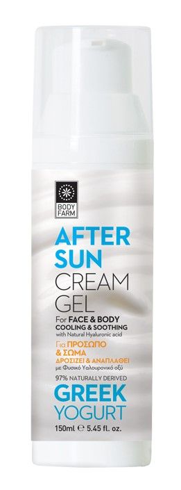 Bodyfarm Iaurt Grecesc After Sun Cream Gel Crema dupa Plaja 150ml 