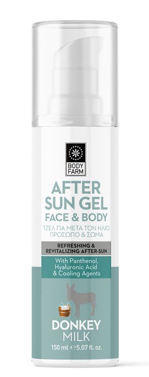 Bodyfarm Lapte de Magarita After Sun Gel dupa plaja pentru fata si corp 150ml