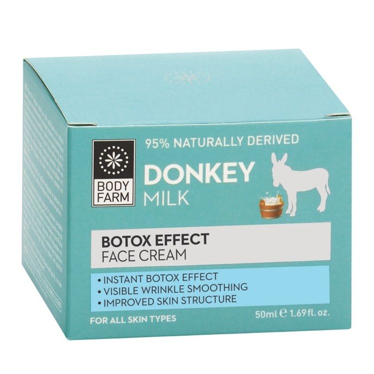 Bodyfarm Lapte de Magarita Botox Effect Crema zi antirid 50ml ambalaj