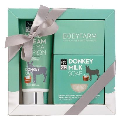 Bodyfarm Lapte de Magarita Set (Crema Maini 100ml + Sapun 110g)