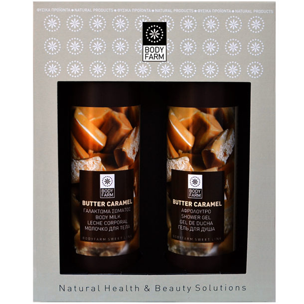 Bodyfarm Set Caramel (Gel Dus 250ml + Lotiune Corp 250ml)