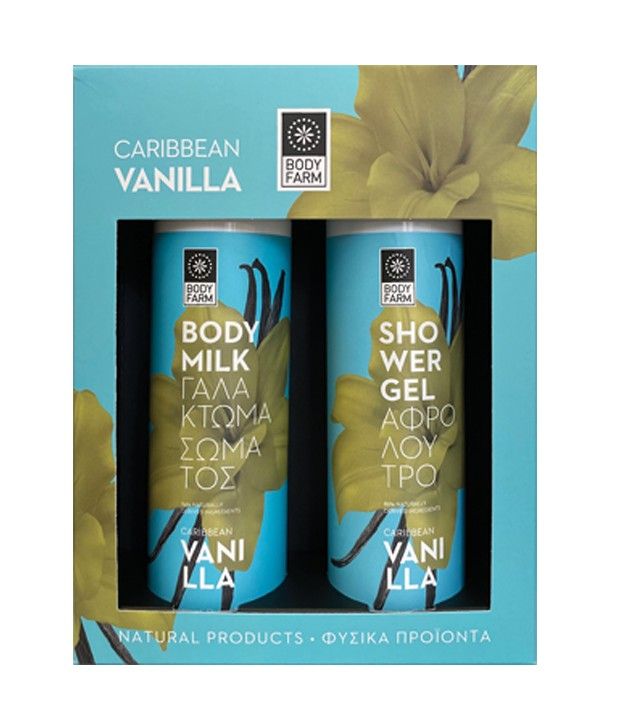 Bodyfarm Set Caribbean Vanilla (Lotiune de Corp 250ml + Gel de Dus 250ml)