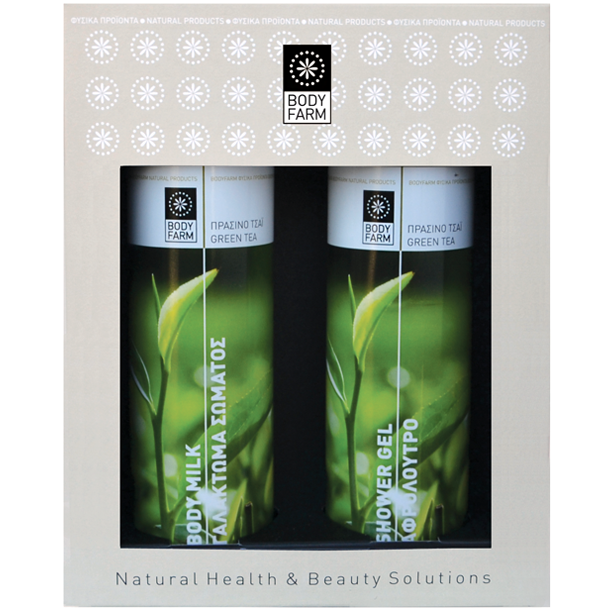 Bodyfarm Set Ceai Verde (Lotiune de Corp 250ml + Gel de Dus 250ml)