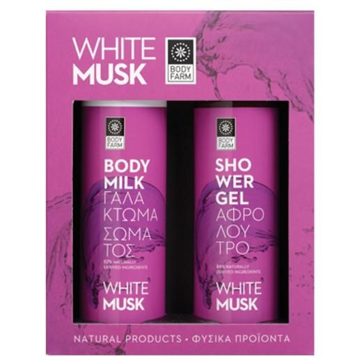 Bodyfarm Set Mosc Alb (Lotiune de Corp 250ml + Gel de Dus 250ml)