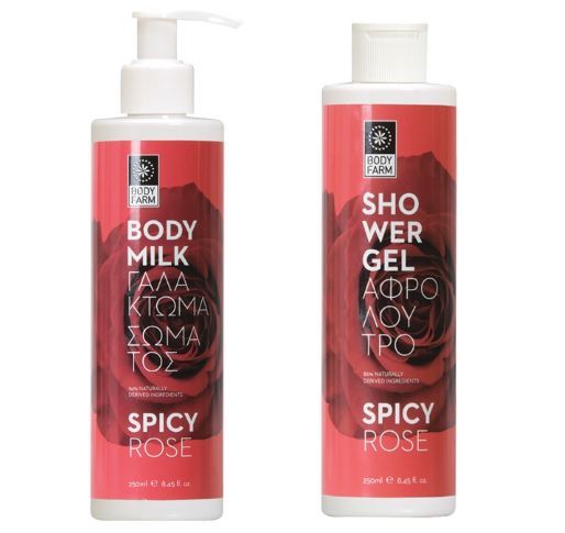 Bodyfarm Set Spicy Rose (Lotiune de Corp 250ml + Gel de Dus 250ml)