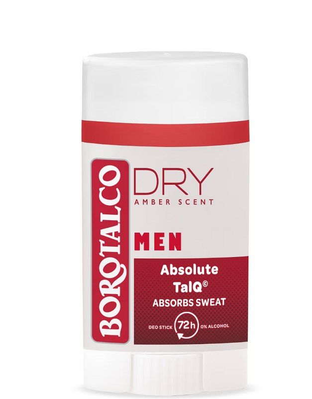 Borotalco Men Dry Amber Scent Deodorant Stick 40ml